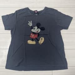 ディズニー ミッキーマウス Tシャツ グレー90s〜00sのサムネイル