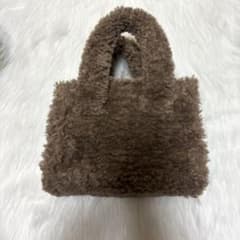 GU ボア ミニバッグ ブラウンのサムネイル