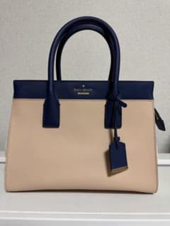 kate spade ショルダーバッグ ベージュ/ネイビーのサムネイル
