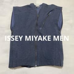 80s archive issei miyake men 筆タグ ギミックベスト 激レア 80s 筆タグ ISSEY MIYAKE MEN アーカイブジップベスト | Mercari