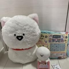 문구와 함께 봉제 장난감 담요 문구 씨 고양이 달력