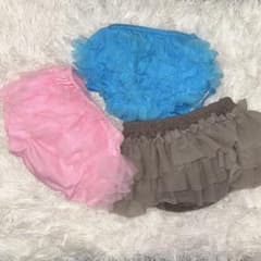 ベビー ブルマ 3枚セット（F / M / 66サイズ）フリル チュチュ 女の子のサムネイル