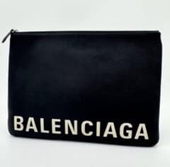 BALENCIAGA バレンシアガ レザー クラッチバッグのサムネイル