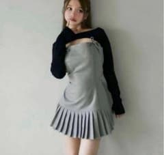 andmary Karen knit set mini dress S 正規品 andmary Karen knit set mini dress gray S - メルカリ