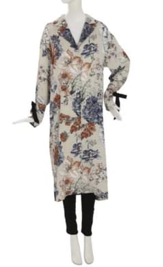 EVRIS 花柄シャツワンピースのサムネイル