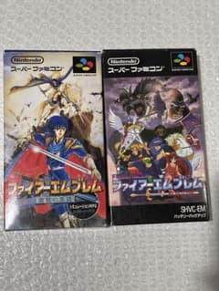スーパーファミコン ファイアーエムブレム 2本セット - メルカリ