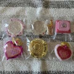 美少女戦士セーラームーン、プリキュア カプセルトイ6種のサムネイル