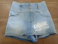 ROSE FAN FAN ハイウエスト デニムショートパンツのサムネイル