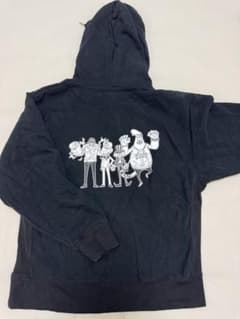 バックプリント パーカー ブラックのサムネイル
