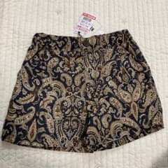 新品未使用 LittleWEEKEND ペイズリー ハーフパンツ 90cmのサムネイル