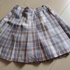 Ricca チェック柄 インナー付スカート 140cm