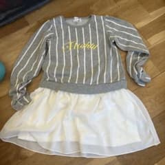 SOMETHING EDWIN ストライプワンピース 120cmのサムネイル
