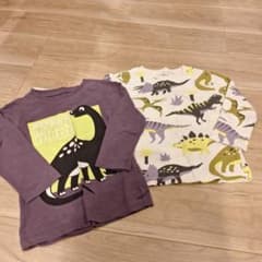 恐竜デザイン長袖Tシャツセットのサムネイル