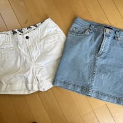 BEN DAVIS ショートパンツ ANAP デニムスカート 2点セットのサムネイル