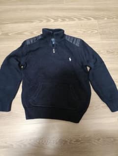 POLO RALPH LAUREN ハーフジップ セーター ネイビー 7のサムネイル