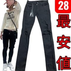 最安値バチイケ AMIRI BLACK CRASH STACK DENIM 28 最安値バチイケ AMIRI BLACK CRASH STACK DENIM 28 - メルカリ
