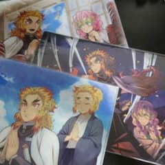 귀멸의 칼날 ufotable 연옥 안주로의 사명 클리어 파일 세트