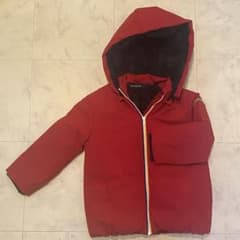 moujonjon レッド 中綿コート 120cmのサムネイル