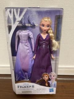 【新品】アナ雪2 エルサ 人形 フィギュア 新ドレス 着せ替え アナ雪のサムネイル