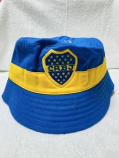 バケットハット 青と黄色 刺繍ロゴ Boca Juniors サッカーのサムネイル