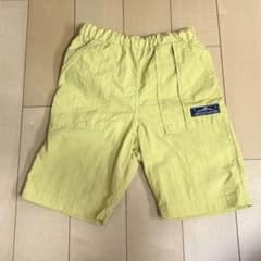 キッズ ハーフパンツ 水陸両用　イエロー 110cmのサムネイル