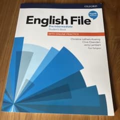 ☆新品未使用☆English File Pre-intermediate 初中級