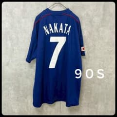 中田英寿 日本代表 ユニフォーム 96年 7番 JFA 青 M - メルカリ
