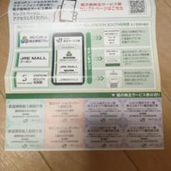 JR　株主サービス券のサムネイル