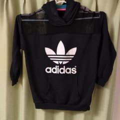 adidas リタ・オラコラボフード付きパーカー 黒のサムネイル