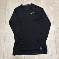 NIKE PRO 長袖 コンプレッションシャツ ブラックのサムネイル