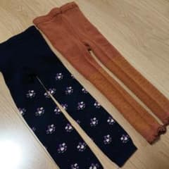 FOインターナショナル スパッツ タイツ2着セット  100～110のサムネイル