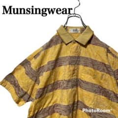 【激レア】Munsingwear マンシングウェア　総柄シャツのサムネイル