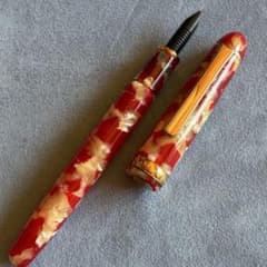中屋万年筆　セルロイド　金魚　ジャンク品 中屋万年筆 セルロイド 金魚 ジャンク品 - メルカリ