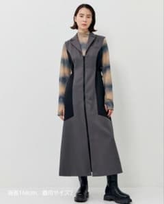 A+TOKYO サイドバックルZIPテーラードジレワンピース - メルカリ 【美 