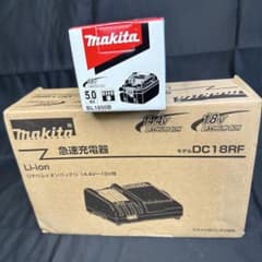 Makita 急速充電器 DC18RF バッテリー BL1850Bのサムネイル
