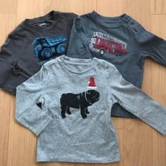 GAP 長袖 Tシャツ 90㎝ 3枚セットのサムネイル