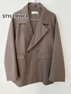 STYLEMIXER スタイルミキサー　テーラードジャケット ダブル ブラウンのサムネイル