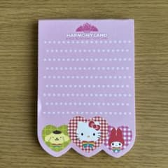 【平成レトロ】サンリオメモパッド　メモ帳ハローキティのサムネイル