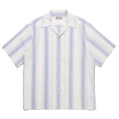 WACKO MARIA STRIPED OPEN COLLAR SHIRTのサムネイル