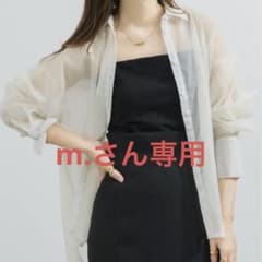 NEUNA 【大人の抜け感シアー。】ゆったりシアーカラーシャツブラウスのサムネイル