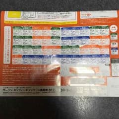 ローソンシール40枚のサムネイル