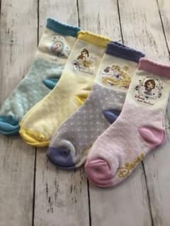 靴下 ソックス　4足セット　プリンセス　アナ雪　ベル　ラプンツェル　ソフィアのサムネイル