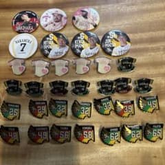 SoftBank Hawks 選手缶バッチ７個　ピンバッチ２７個のサムネイル