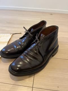売り切ります。Alden 1339 チャッカー　コードバン　7½ D Alden 1339 チャッカブーツ コードバン バーガンディ 7½ D - メルカリ