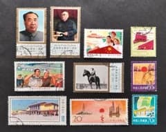中国切手 10種セット 使用済 1975年,1976年,1977年,1978年 - メルカリ