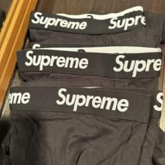 Supreme ボクサーパンツ 黒3枚XXLのサムネイル