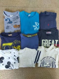 90男の子半袖Tシャツまとめ９枚のサムネイル