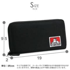 BEN DAVIS ラウンドファスナー長財布 ブラックのサムネイル