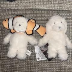 モーリーファンタジー 犬記録 ぬいぐるみマスコット 2種 クマノミ 犬