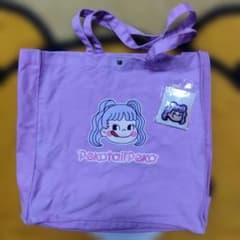不二家ペコちゃん ツインテール 帆布トーバッグ 前髪クリップ付のサムネイル